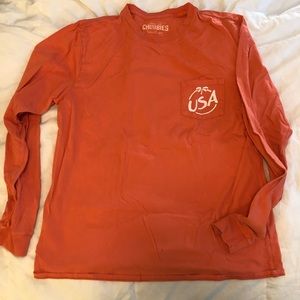 Salmon chubbies shirt!